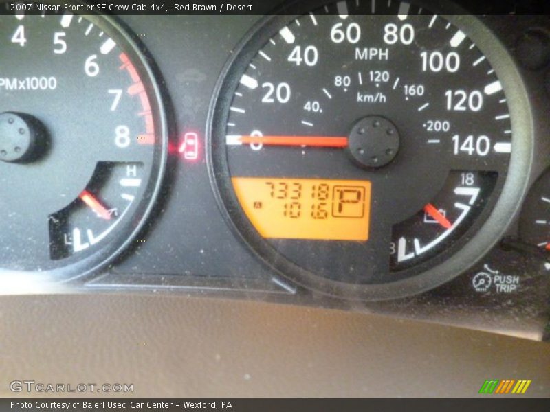 Red Brawn / Desert 2007 Nissan Frontier SE Crew Cab 4x4