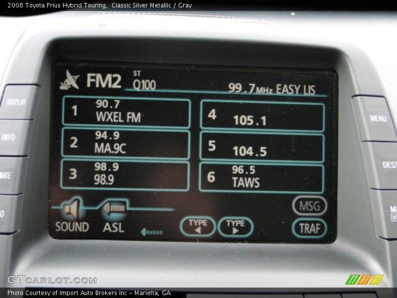 Classic Silver Metallic / Gray 2008 Toyota Prius Hybrid Touring