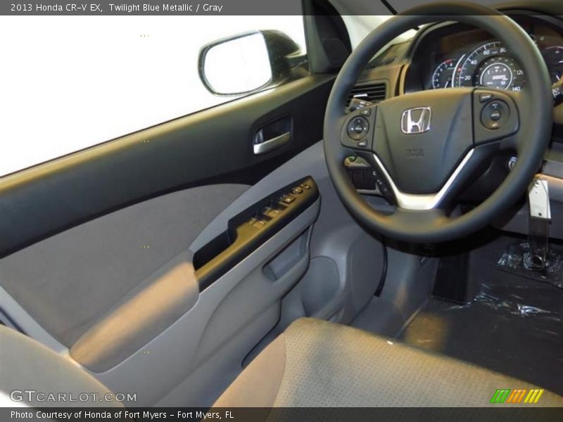 Twilight Blue Metallic / Gray 2013 Honda CR-V EX