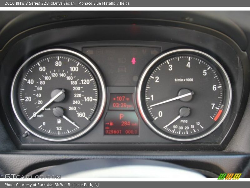 Monaco Blue Metallic / Beige 2010 BMW 3 Series 328i xDrive Sedan