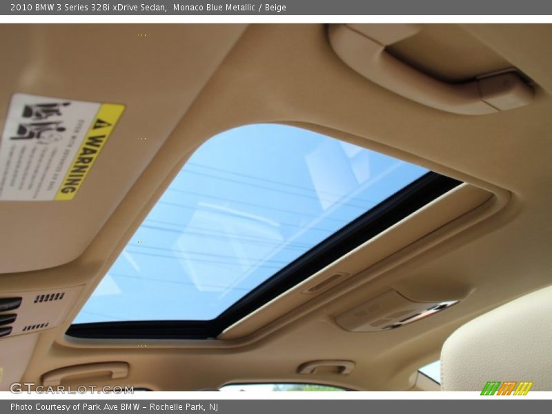 Monaco Blue Metallic / Beige 2010 BMW 3 Series 328i xDrive Sedan