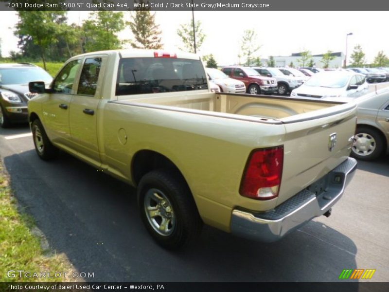 White Gold / Dark Slate Gray/Medium Graystone 2011 Dodge Ram 1500 ST Quad Cab 4x4