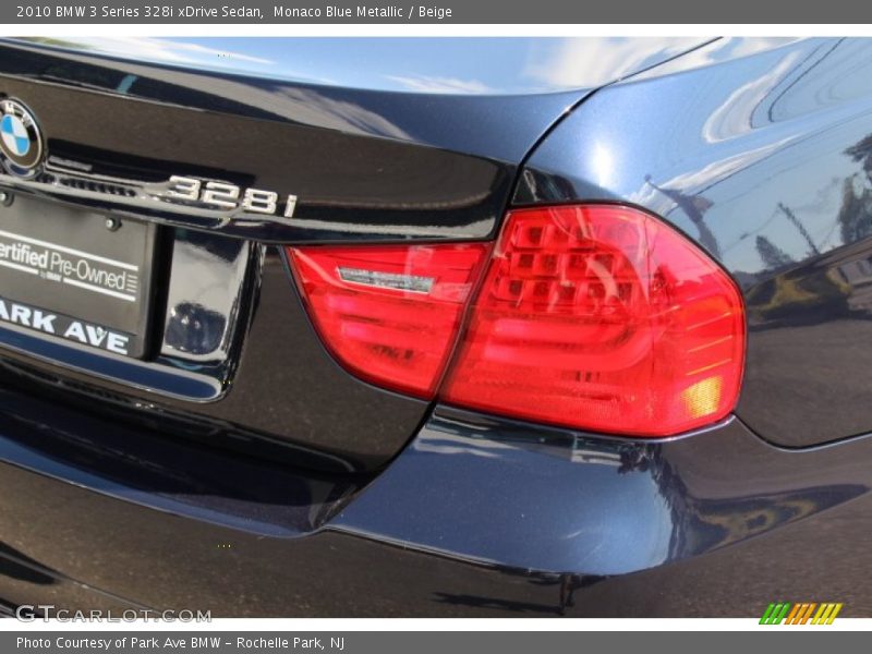 Monaco Blue Metallic / Beige 2010 BMW 3 Series 328i xDrive Sedan