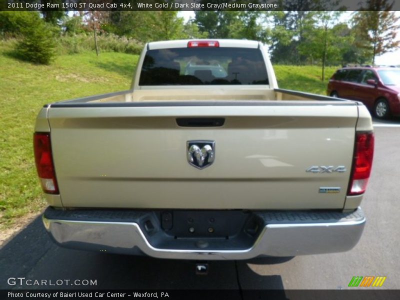 White Gold / Dark Slate Gray/Medium Graystone 2011 Dodge Ram 1500 ST Quad Cab 4x4