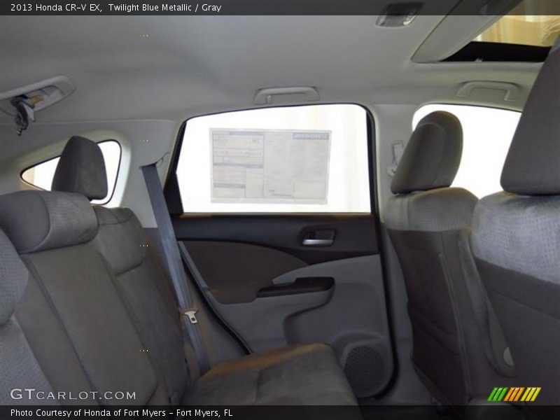 Twilight Blue Metallic / Gray 2013 Honda CR-V EX