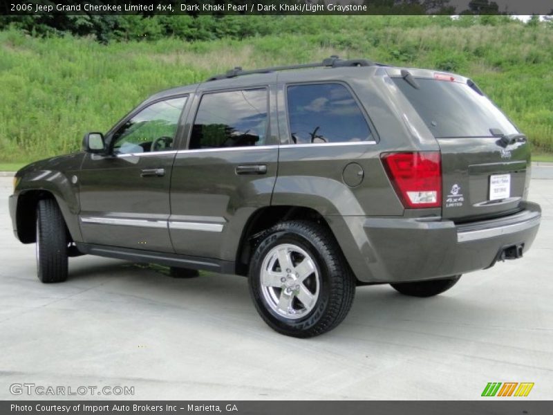 Dark Khaki Pearl / Dark Khaki/Light Graystone 2006 Jeep Grand Cherokee Limited 4x4