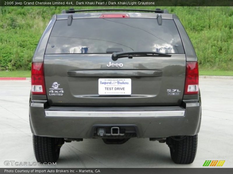 Dark Khaki Pearl / Dark Khaki/Light Graystone 2006 Jeep Grand Cherokee Limited 4x4