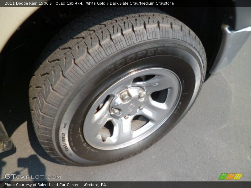 White Gold / Dark Slate Gray/Medium Graystone 2011 Dodge Ram 1500 ST Quad Cab 4x4