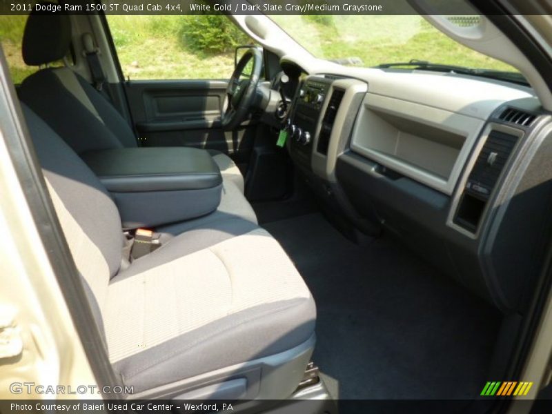 White Gold / Dark Slate Gray/Medium Graystone 2011 Dodge Ram 1500 ST Quad Cab 4x4