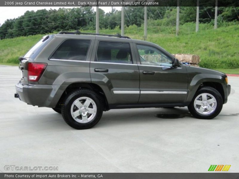 Dark Khaki Pearl / Dark Khaki/Light Graystone 2006 Jeep Grand Cherokee Limited 4x4