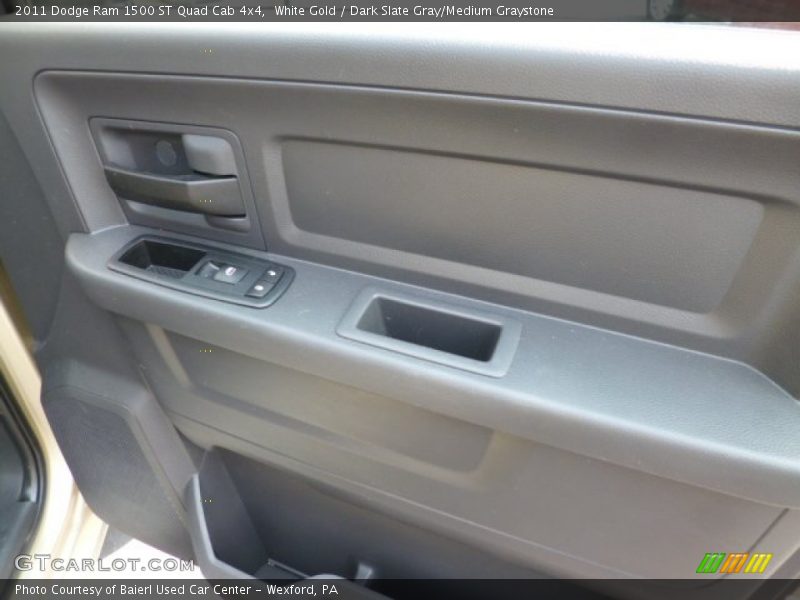 White Gold / Dark Slate Gray/Medium Graystone 2011 Dodge Ram 1500 ST Quad Cab 4x4