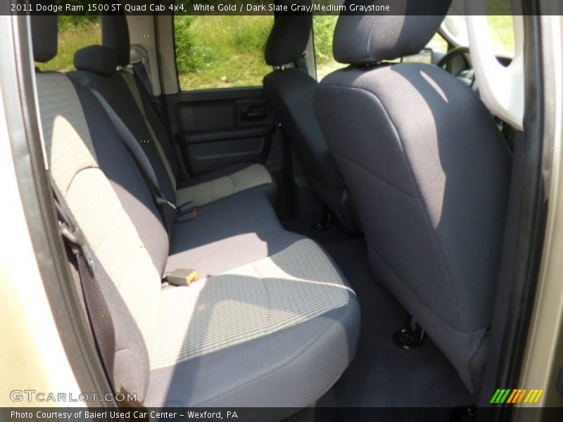 White Gold / Dark Slate Gray/Medium Graystone 2011 Dodge Ram 1500 ST Quad Cab 4x4