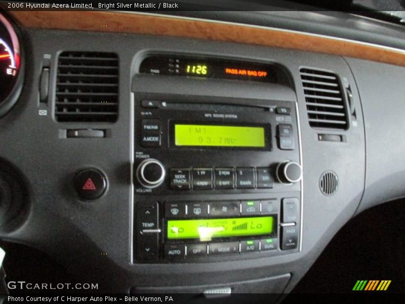 Bright Silver Metallic / Black 2006 Hyundai Azera Limited
