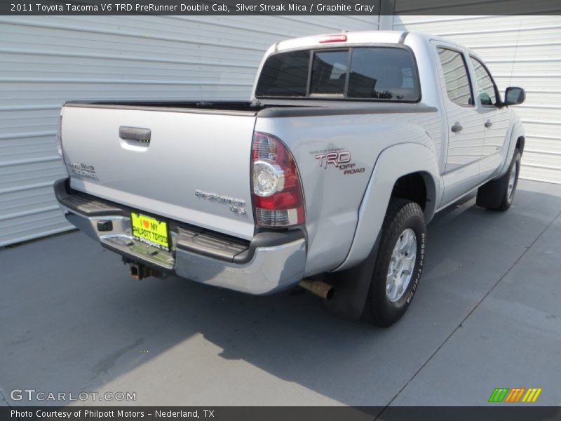 Silver Streak Mica / Graphite Gray 2011 Toyota Tacoma V6 TRD PreRunner Double Cab