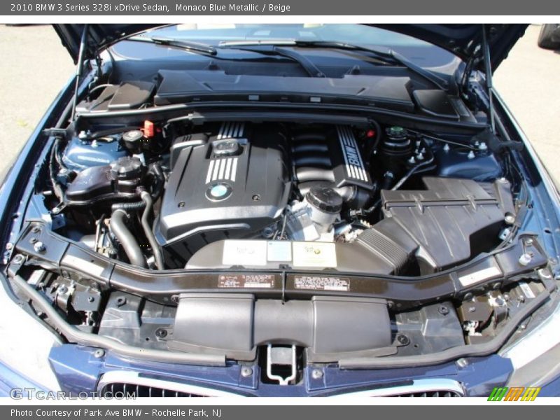 Monaco Blue Metallic / Beige 2010 BMW 3 Series 328i xDrive Sedan
