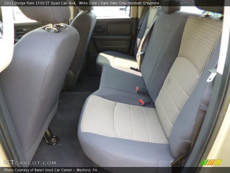 White Gold / Dark Slate Gray/Medium Graystone 2011 Dodge Ram 1500 ST Quad Cab 4x4
