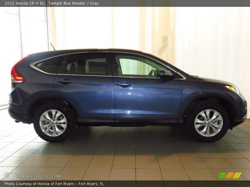Twilight Blue Metallic / Gray 2013 Honda CR-V EX