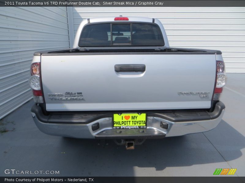Silver Streak Mica / Graphite Gray 2011 Toyota Tacoma V6 TRD PreRunner Double Cab