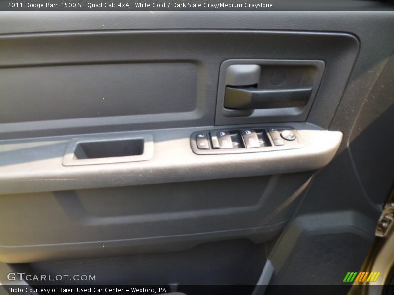 White Gold / Dark Slate Gray/Medium Graystone 2011 Dodge Ram 1500 ST Quad Cab 4x4