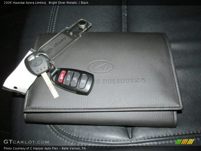 Bright Silver Metallic / Black 2006 Hyundai Azera Limited