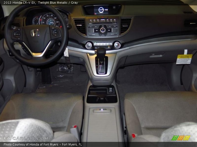 Twilight Blue Metallic / Gray 2013 Honda CR-V EX