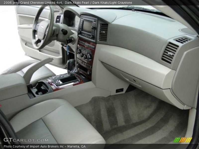 Dark Khaki Pearl / Dark Khaki/Light Graystone 2006 Jeep Grand Cherokee Limited 4x4