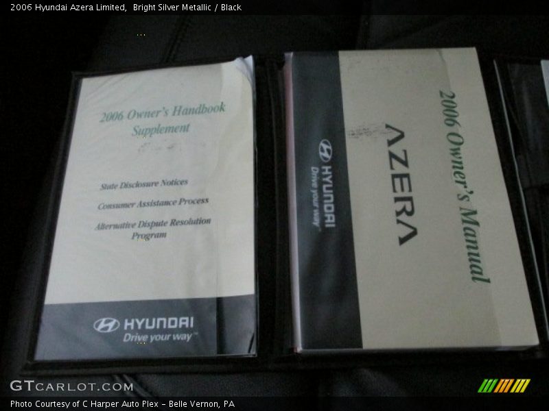 Bright Silver Metallic / Black 2006 Hyundai Azera Limited