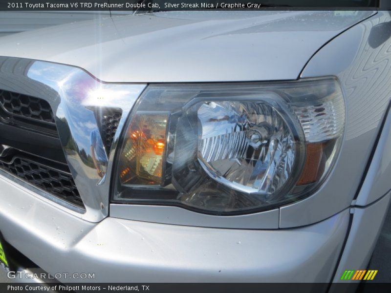 Silver Streak Mica / Graphite Gray 2011 Toyota Tacoma V6 TRD PreRunner Double Cab
