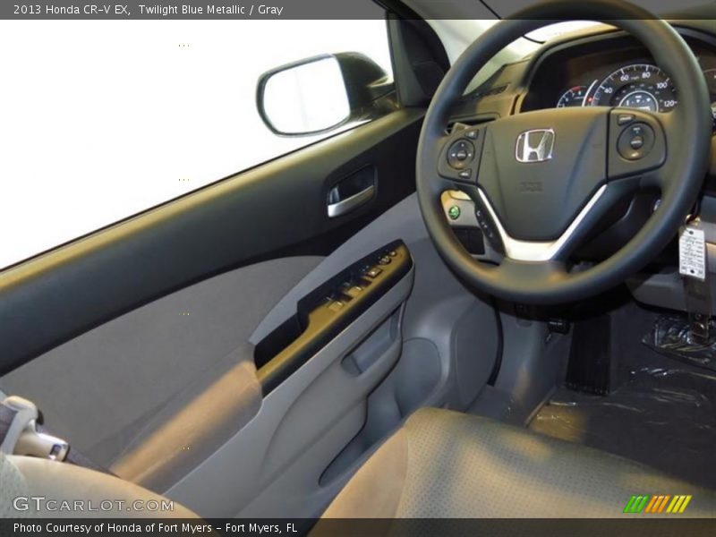 Twilight Blue Metallic / Gray 2013 Honda CR-V EX