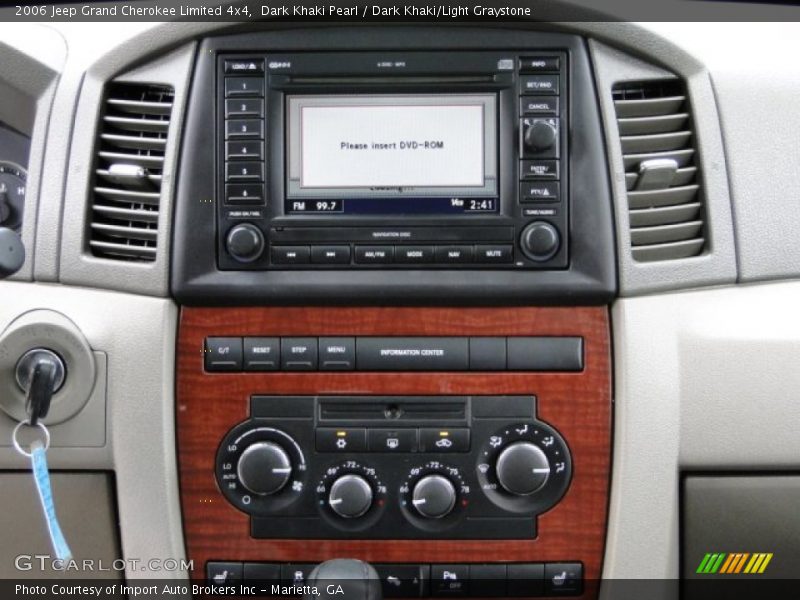 Dark Khaki Pearl / Dark Khaki/Light Graystone 2006 Jeep Grand Cherokee Limited 4x4