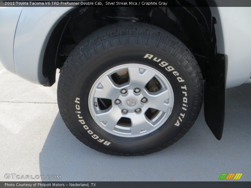 Silver Streak Mica / Graphite Gray 2011 Toyota Tacoma V6 TRD PreRunner Double Cab