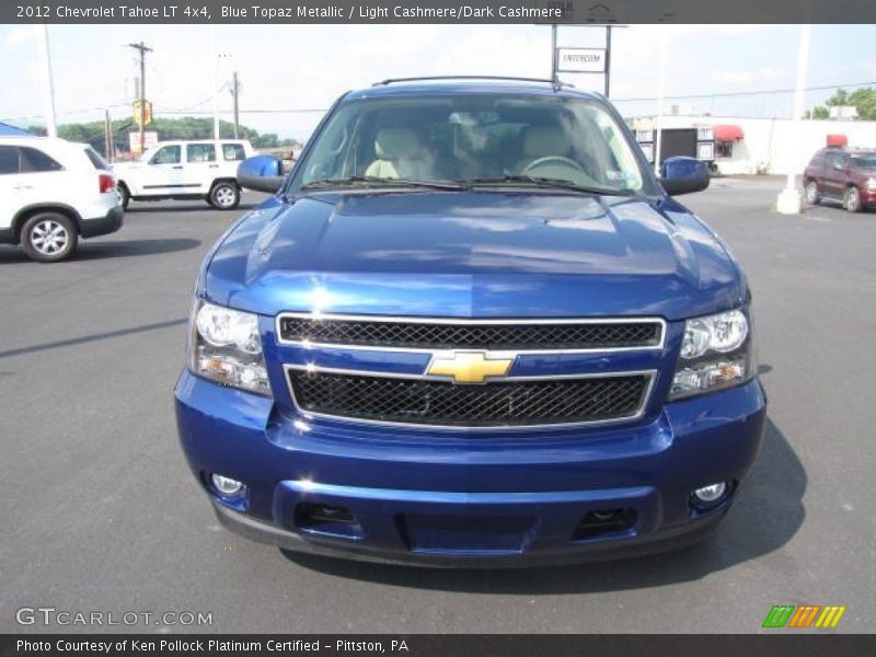 Blue Topaz Metallic / Light Cashmere/Dark Cashmere 2012 Chevrolet Tahoe LT 4x4