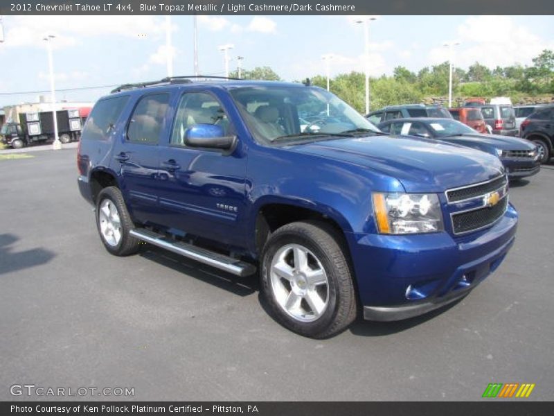 Blue Topaz Metallic / Light Cashmere/Dark Cashmere 2012 Chevrolet Tahoe LT 4x4