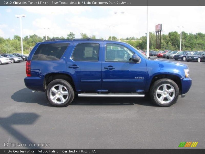 Blue Topaz Metallic / Light Cashmere/Dark Cashmere 2012 Chevrolet Tahoe LT 4x4