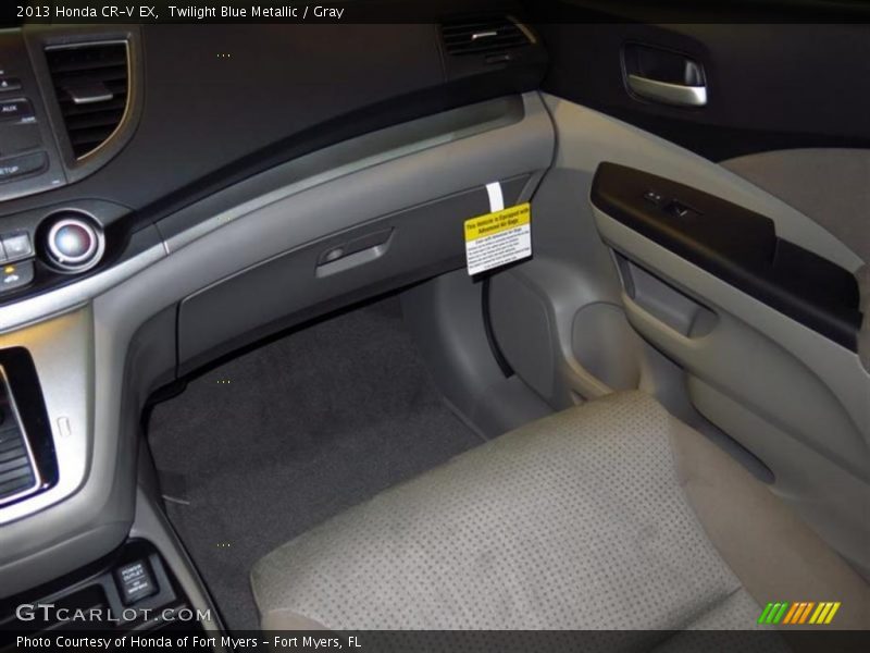 Twilight Blue Metallic / Gray 2013 Honda CR-V EX