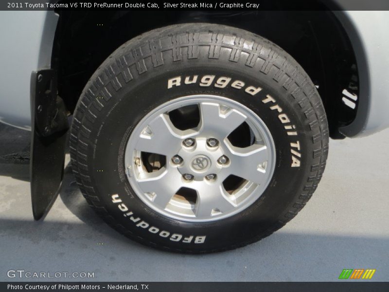 Silver Streak Mica / Graphite Gray 2011 Toyota Tacoma V6 TRD PreRunner Double Cab