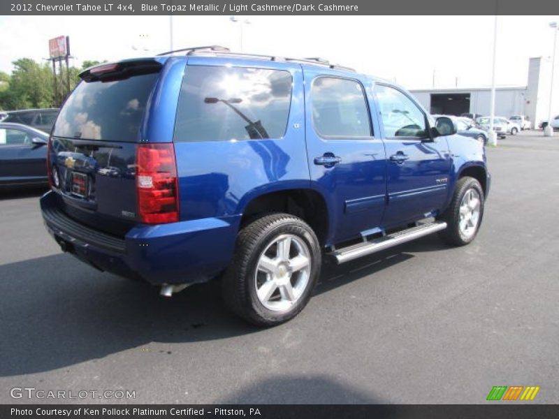 Blue Topaz Metallic / Light Cashmere/Dark Cashmere 2012 Chevrolet Tahoe LT 4x4