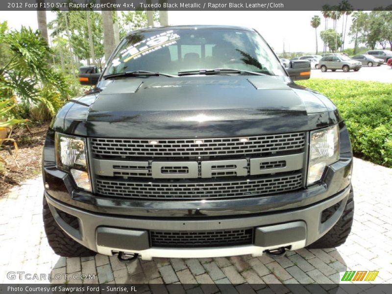 Tuxedo Black Metallic / Raptor Black Leather/Cloth 2012 Ford F150 SVT Raptor SuperCrew 4x4