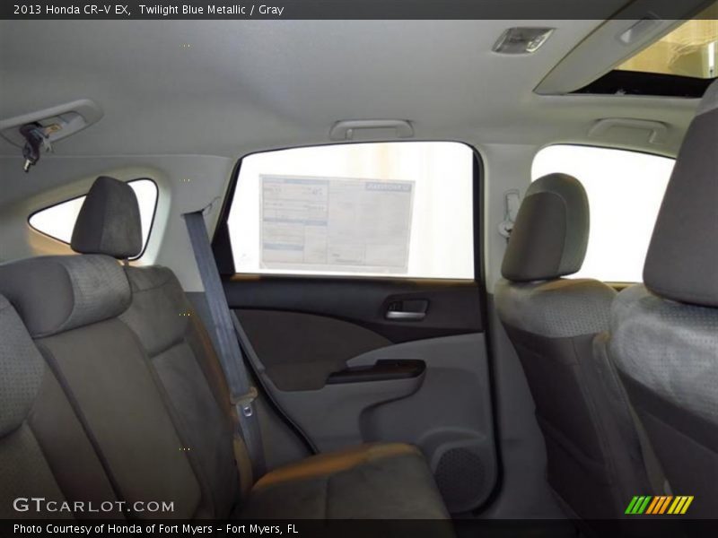 Twilight Blue Metallic / Gray 2013 Honda CR-V EX
