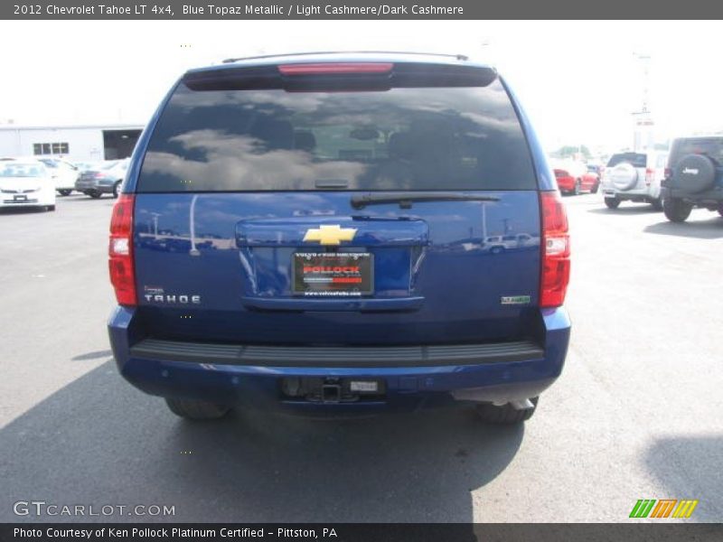 Blue Topaz Metallic / Light Cashmere/Dark Cashmere 2012 Chevrolet Tahoe LT 4x4