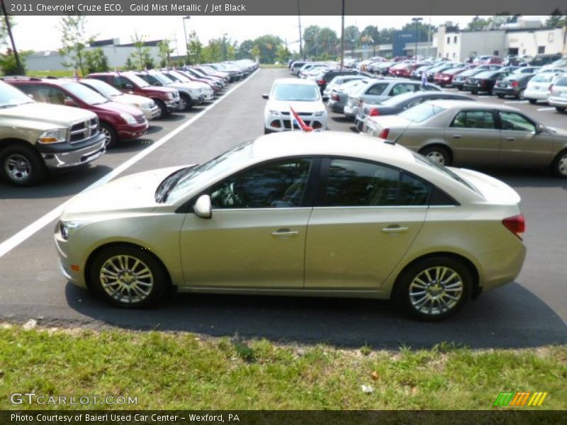 Gold Mist Metallic / Jet Black 2011 Chevrolet Cruze ECO