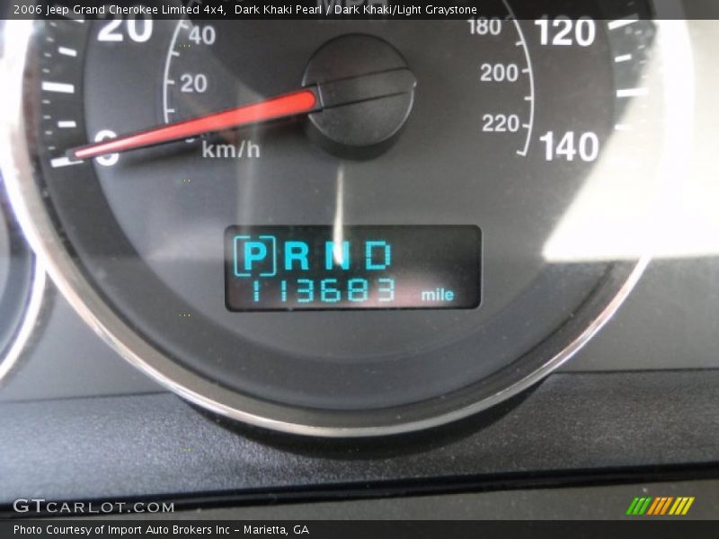Dark Khaki Pearl / Dark Khaki/Light Graystone 2006 Jeep Grand Cherokee Limited 4x4