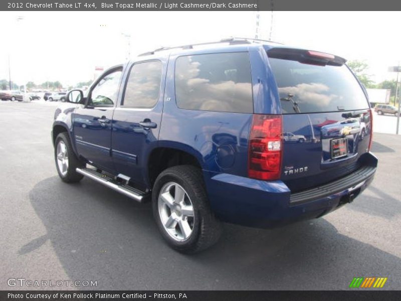 Blue Topaz Metallic / Light Cashmere/Dark Cashmere 2012 Chevrolet Tahoe LT 4x4