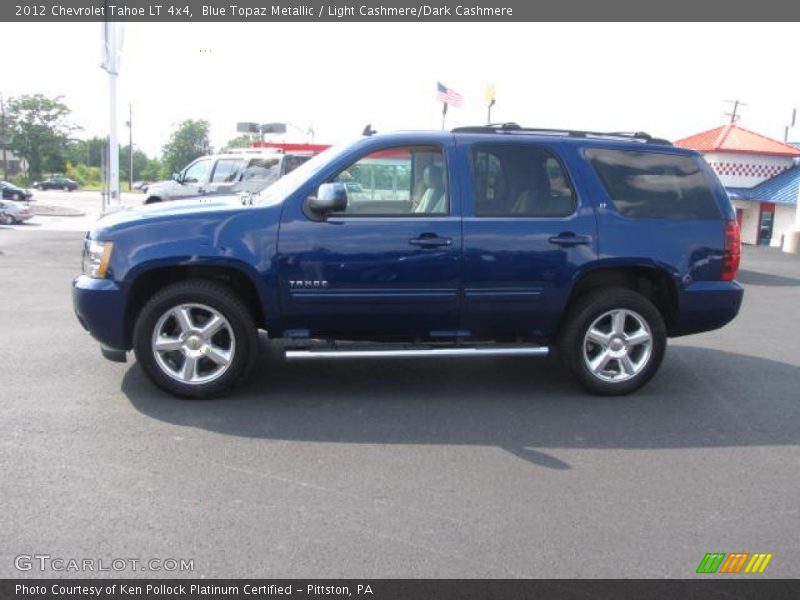 Blue Topaz Metallic / Light Cashmere/Dark Cashmere 2012 Chevrolet Tahoe LT 4x4