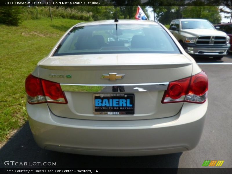 Gold Mist Metallic / Jet Black 2011 Chevrolet Cruze ECO