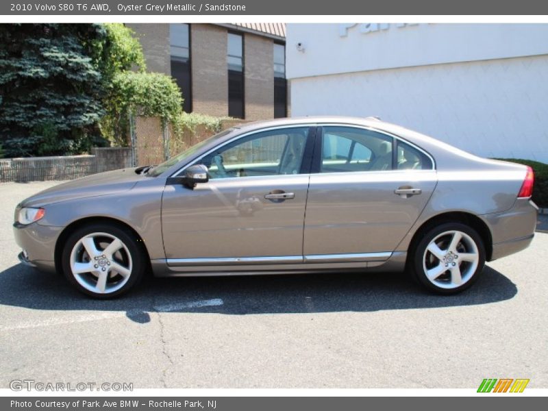  2010 S80 T6 AWD Oyster Grey Metallic