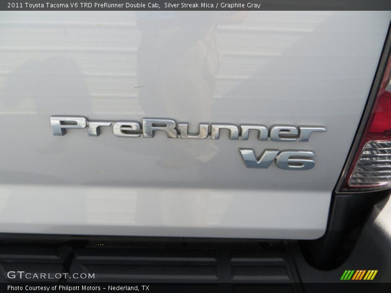 Silver Streak Mica / Graphite Gray 2011 Toyota Tacoma V6 TRD PreRunner Double Cab