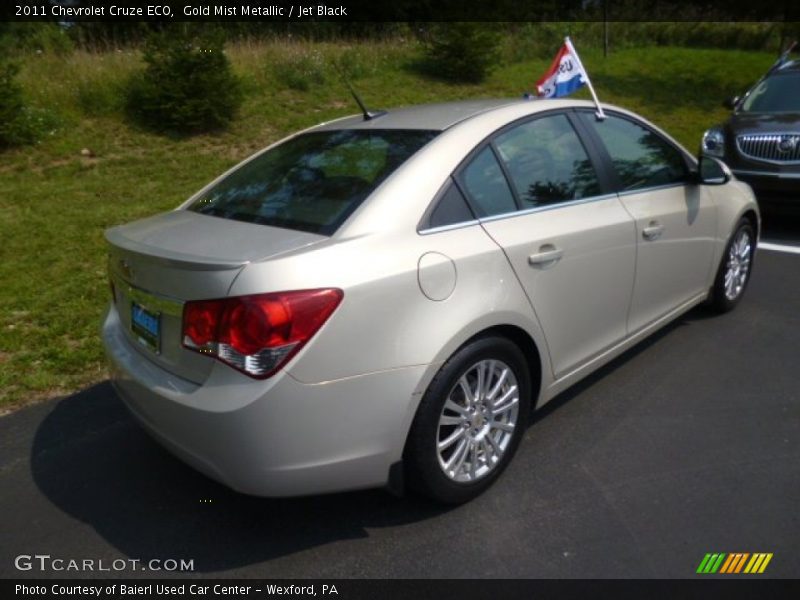 Gold Mist Metallic / Jet Black 2011 Chevrolet Cruze ECO