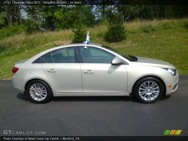 Gold Mist Metallic / Jet Black 2011 Chevrolet Cruze ECO