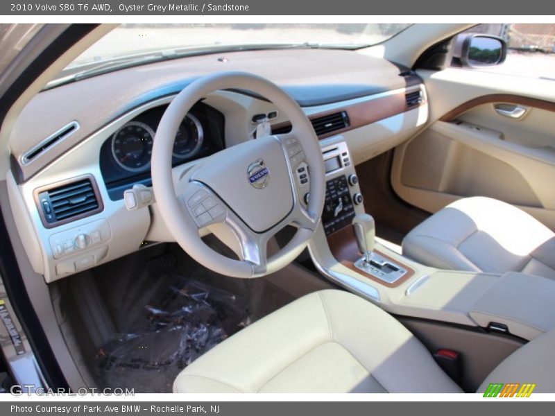 Sandstone Interior - 2010 S80 T6 AWD 